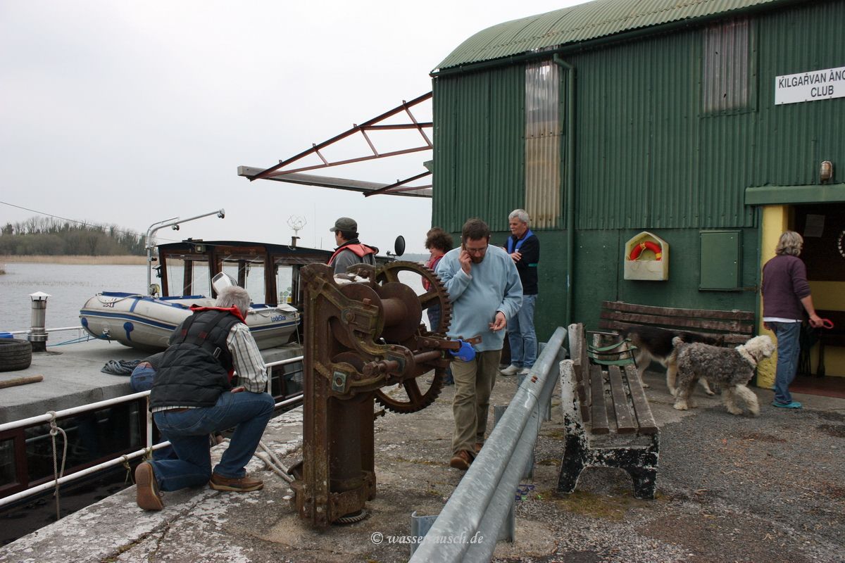Crane remnants at Kilgarvan