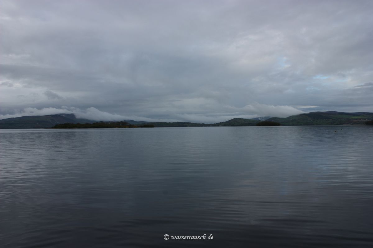 Creeping clouds, Lough Derg