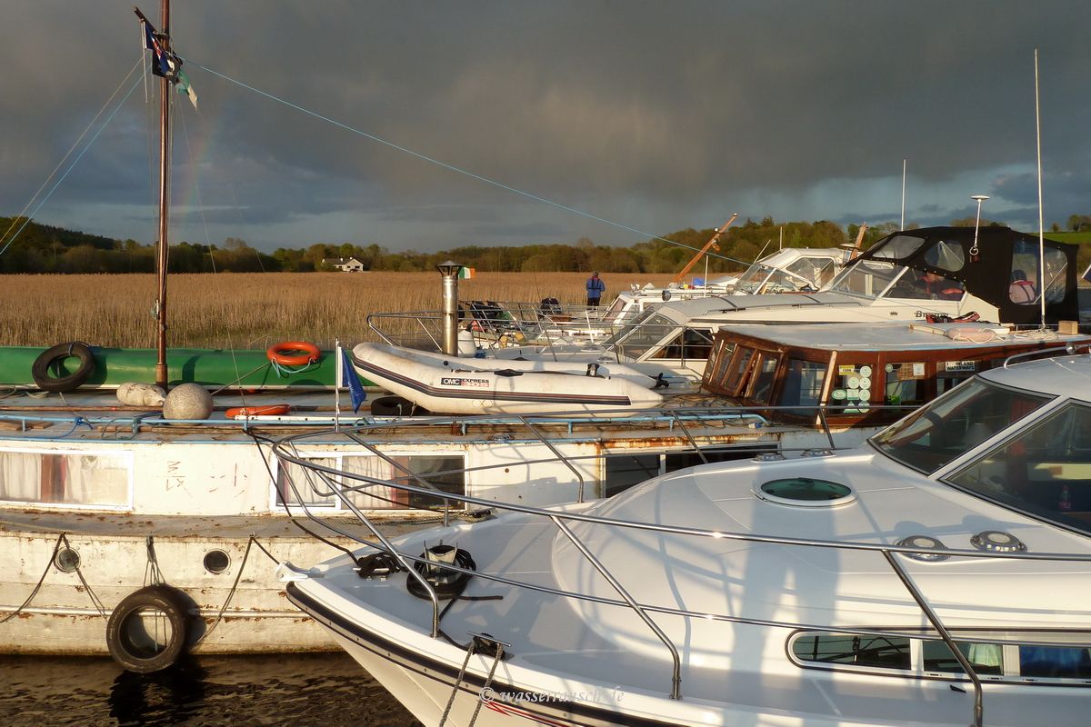Rainbow over the fleet