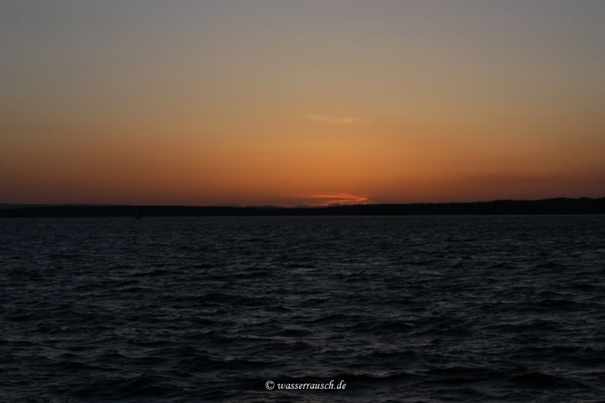 Orange sky
