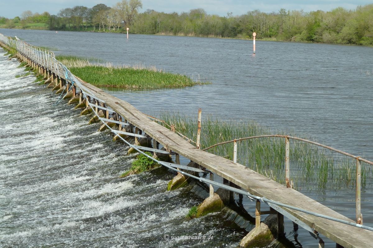 Damaged walkway