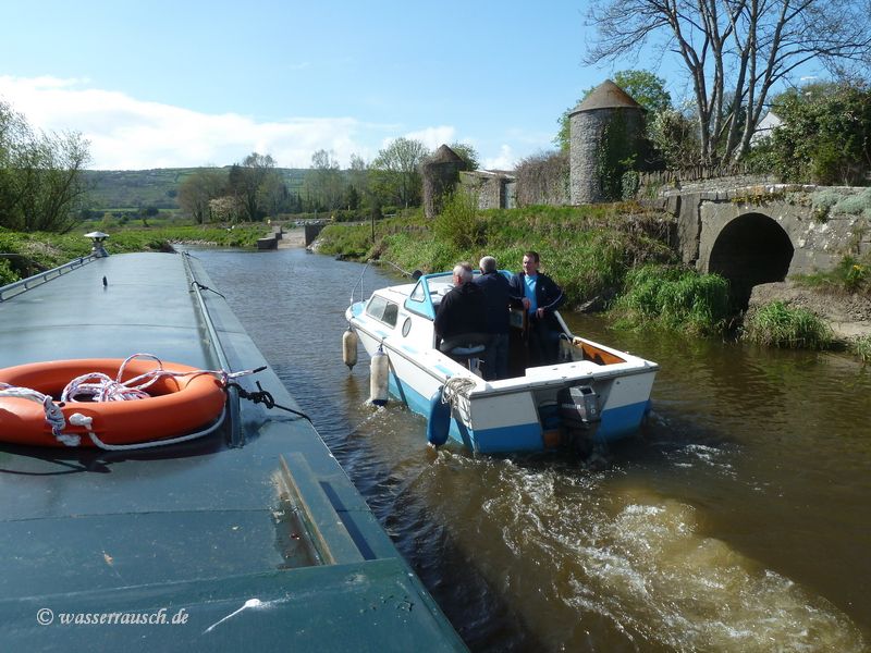 Boat at Clogrennan Lock