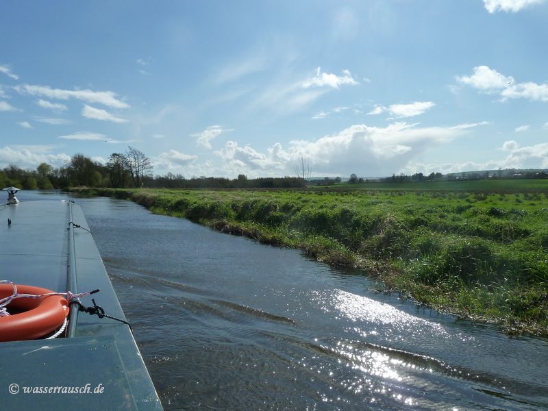 Flood plain below Clogrennan