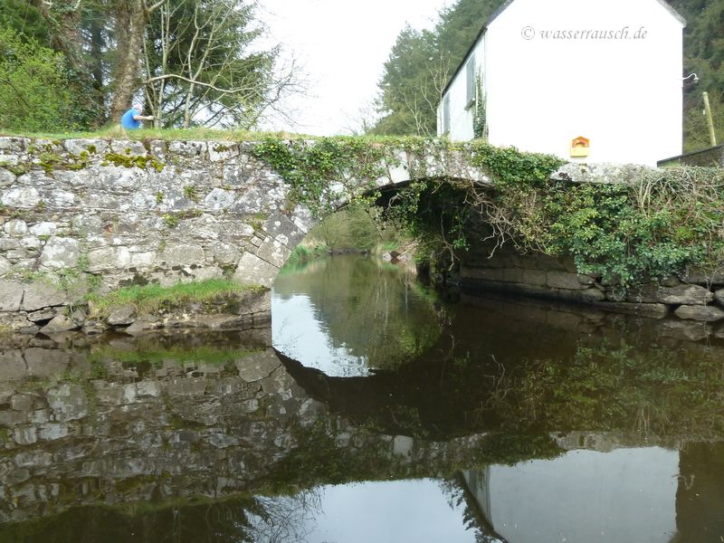 Below Clashganna Lock, mill stream