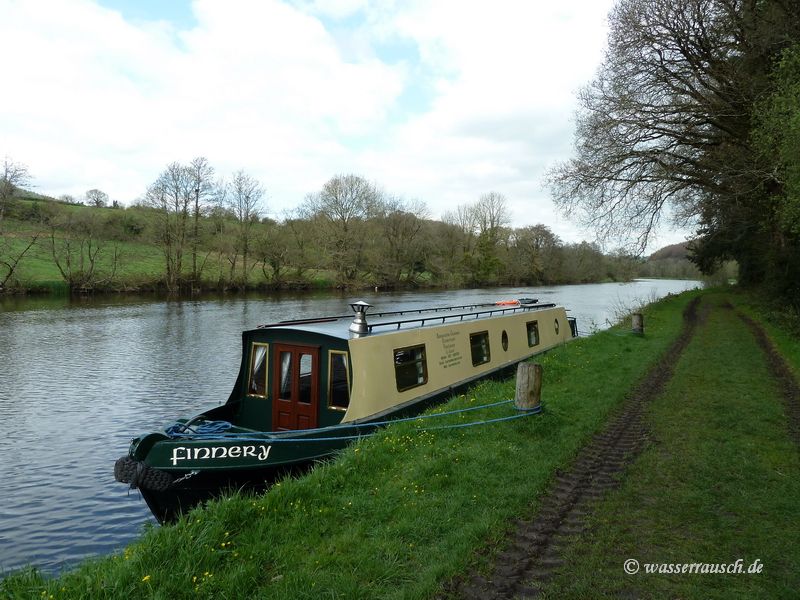 Mooring above St. Mullins weir