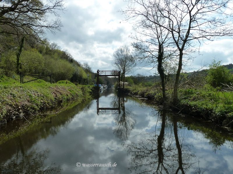 Lifting bridge, St. Mullins cut
