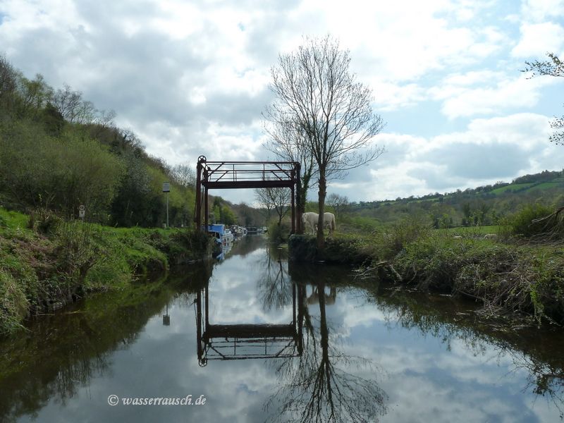 Lifting bridge, St. Mullins cut
