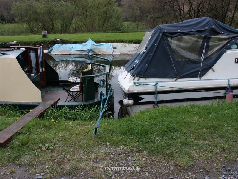 Finnery moored above St. Mullins Lock