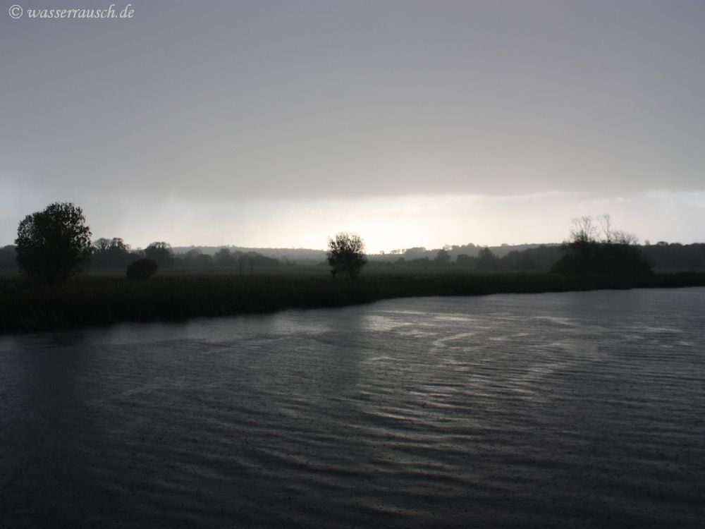 Rain on the river