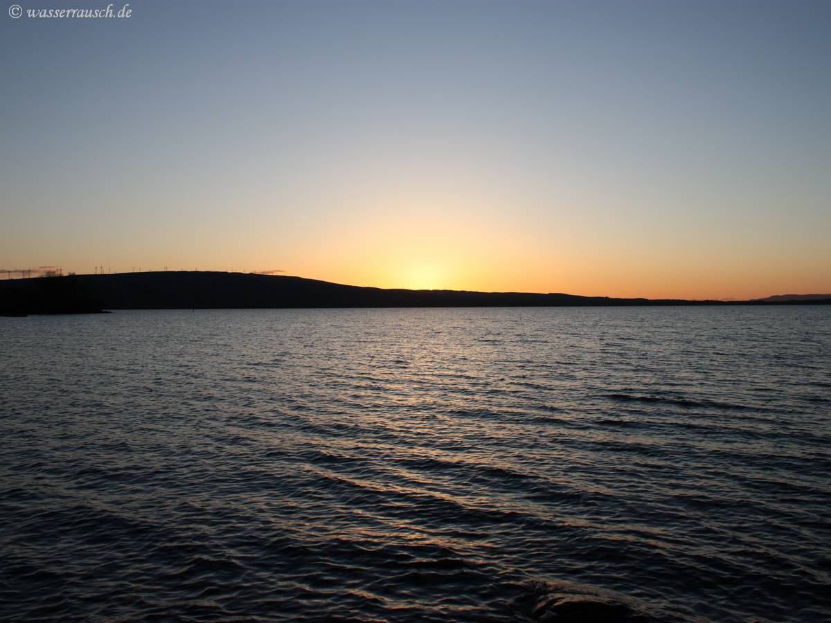 Sunset behind Corrie Mountain