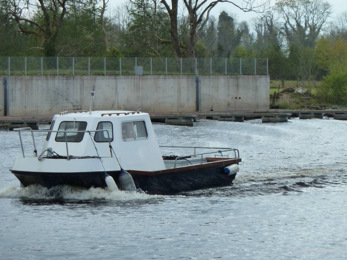 Fast passing boat