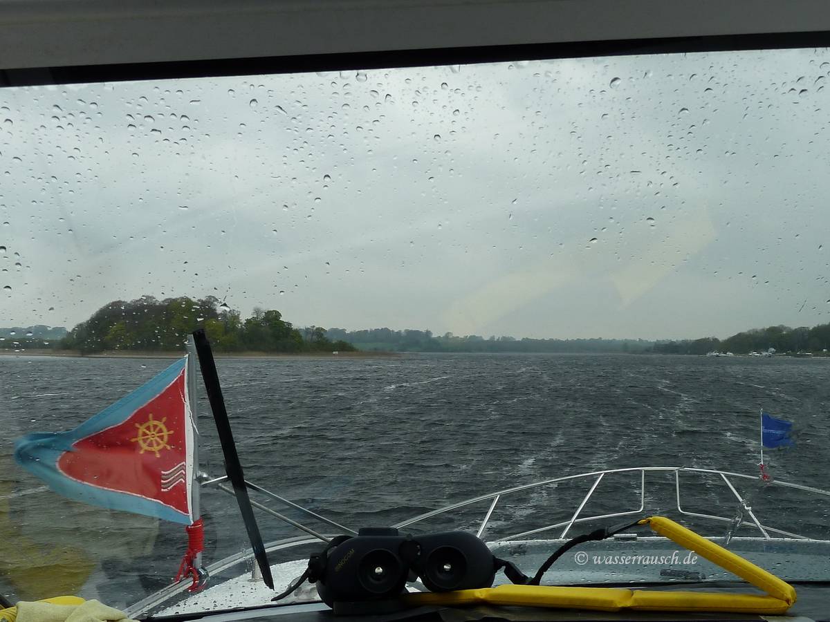 Riding on Killinure Lough