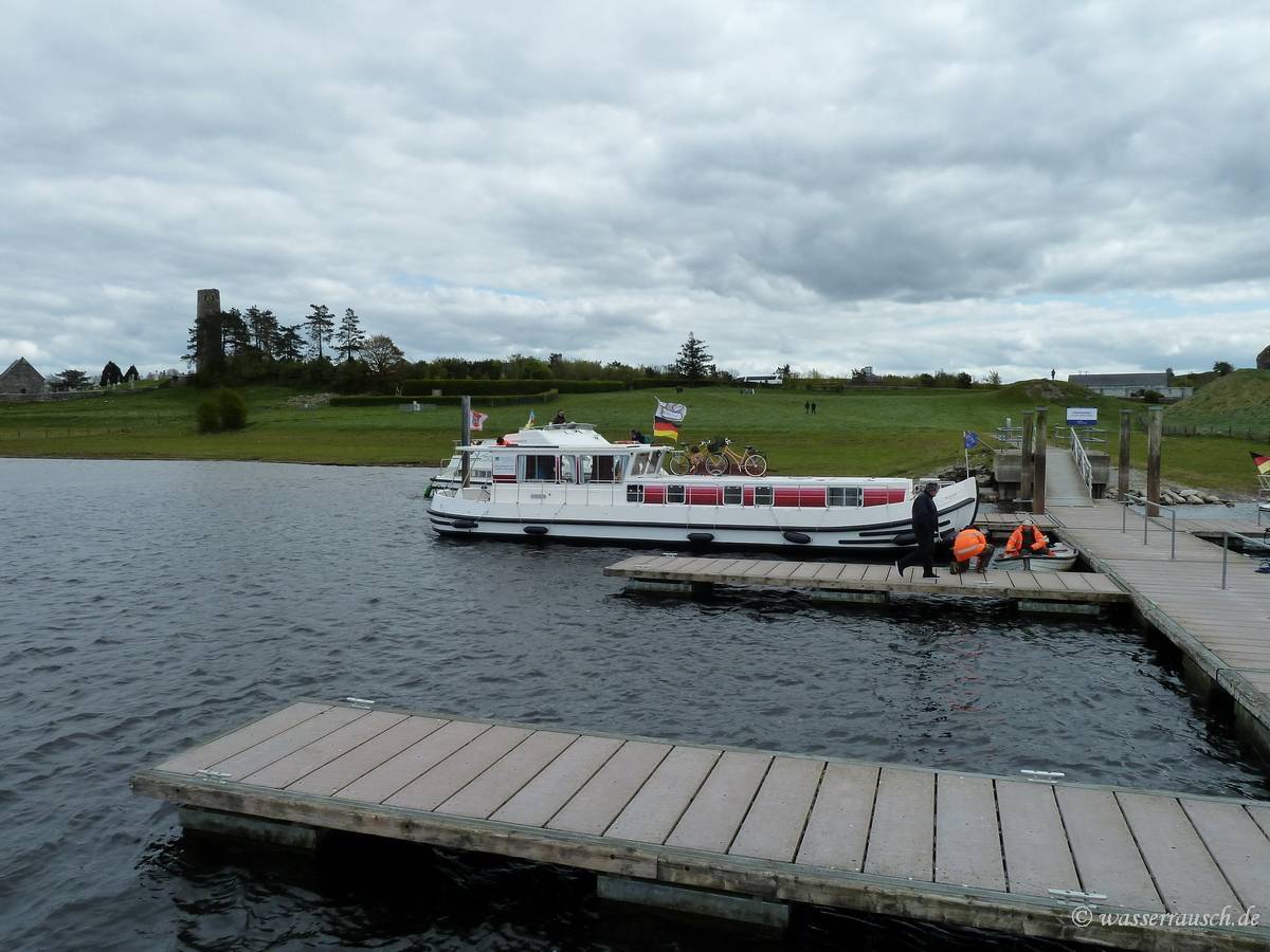 Finally moored
