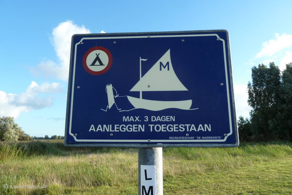 Marrekrite sign Senneroog