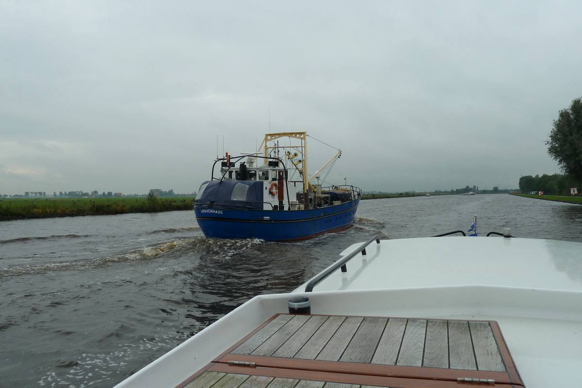 Trawler on the canal