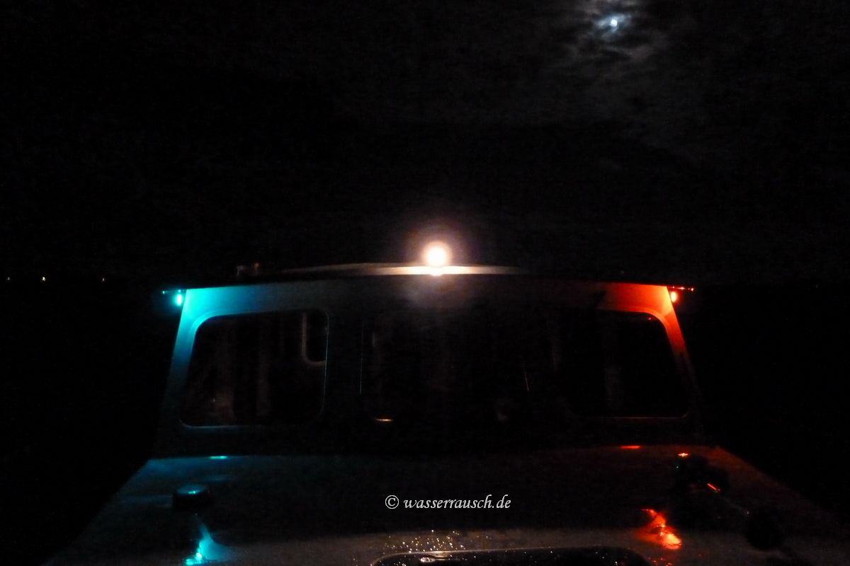 Moon and lights