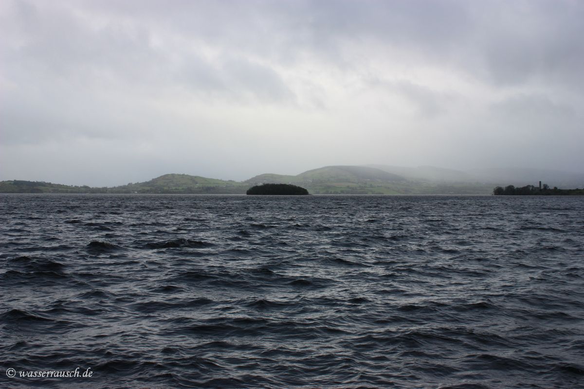 Shower on the opposite shore