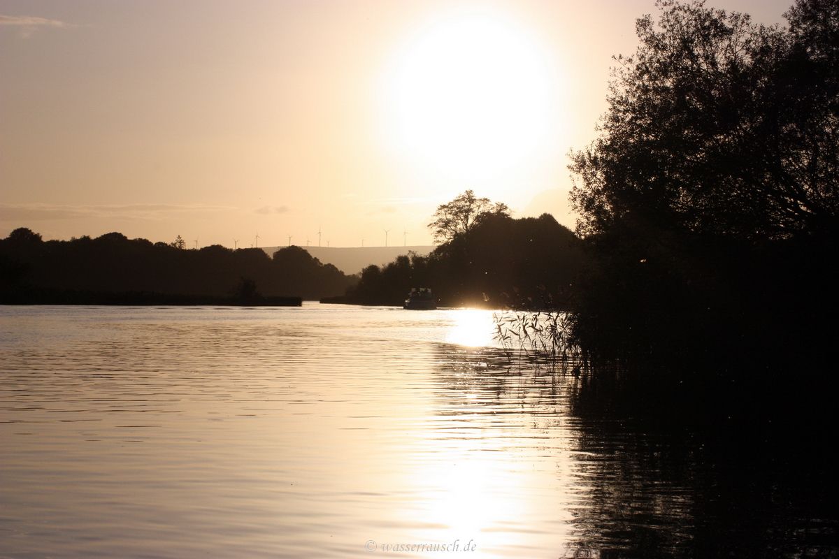 Evening light at Crom Jetty