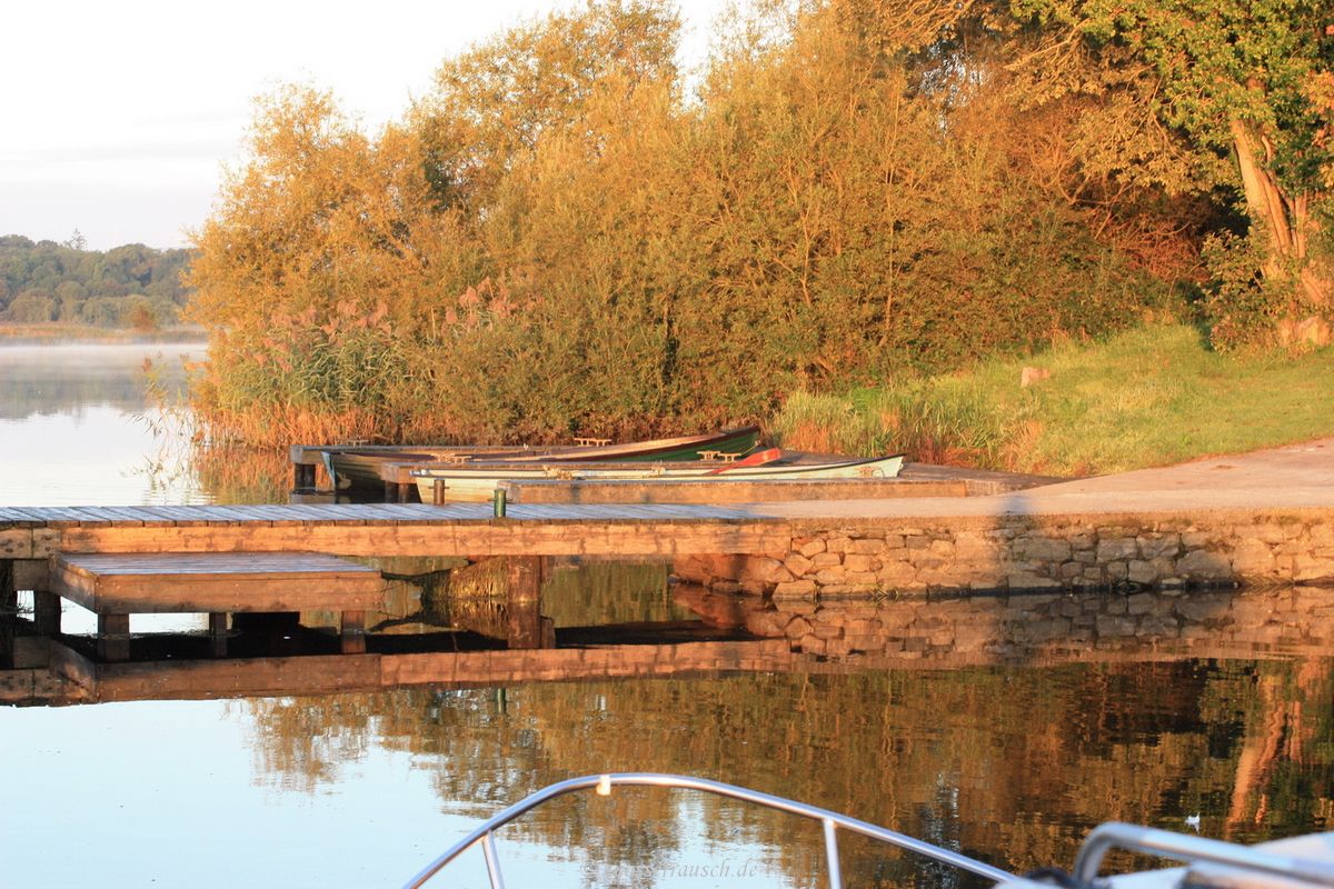 Morning light at Crom Jetty