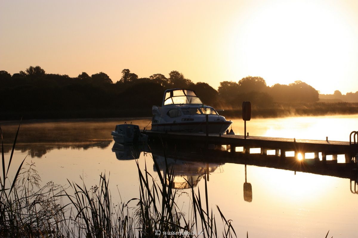 Morning light at Crom Jetty