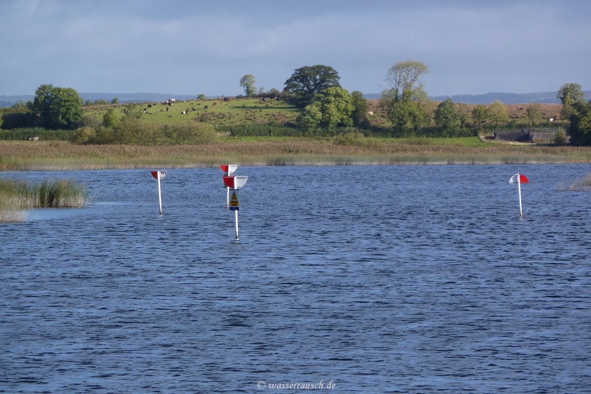 Markers at the old ford